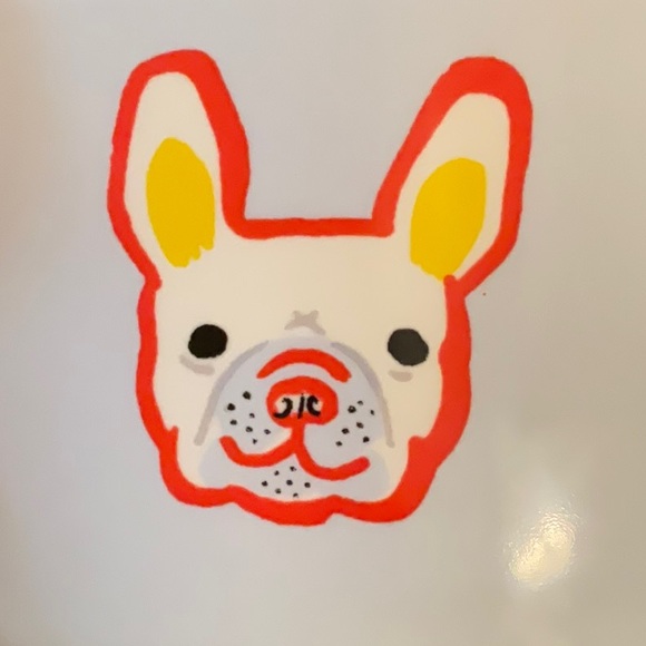 BFF Frenchie ceramic coaster - Picture 8 of 8